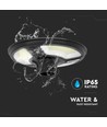 10W LED Solar Runde Have Lampe - Sensor RF Kontrol, 6500K, IP65