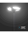 10W LED Solar Runde Have Lampe - Sensor RF Kontrol, 6500K, IP65