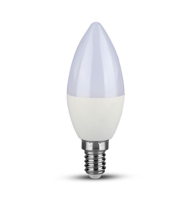 5,5W LED kertepære E14 - Bulb, Samsung Chip, 6400K, Dæmpbar