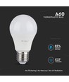 A60 LED Pære 12W E27 - Plastik, Samsung Chip, 6400K, Dæmpbar