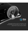 3,2W LED Spejllampe - 3xAA Batteri, Sort Hus, 16,2x19,2cm