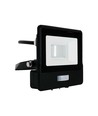 PIR Sensor Projektør 10W - Samsung Chip, 1m Kabel, 6500K, Sort Hus