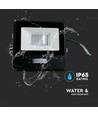 PIR Sensor Projektør 10W - Samsung Chip, 1m Kabel, 6500K, Sort Hus
