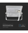 10W Projektør - PIR Sensor, Samsung Chip, 1m Kabel, 6500K, Hvidt Hus
