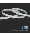 5m 4W/m LED strip, 200lm/W, RA90 - 24V, IP20, 4000K, 90 LED pr. meter