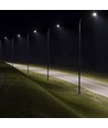 30W LED gadelampe - Samsung LED chip, IP65, 100lm/W, grå aluminium