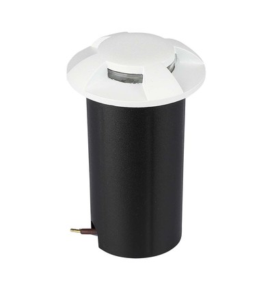 1W LED nedgravningsspot - Lys 3000K, Hvid