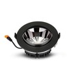20W Reflektor - LED, COB, Downlight, Samsung Chip, 3000K, Sort