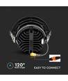 20W Reflektor - LED, COB, Downlight, Samsung Chip, 3000K, Sort