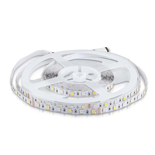 5m 11W/m LED strip - 12V, IP20, 60 LED pr. meter, 4000K, SMD 5050