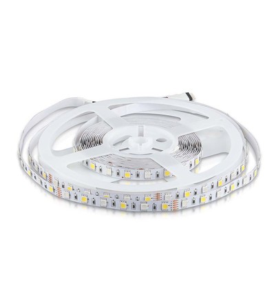 5m 11W/m LED strip - 12V, IP20, 60 LED pr. meter, 4000K, SMD 5050
