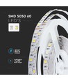 5m 11W/m LED strip - 12V, IP20, 60 LED pr. meter, 4000K, SMD 5050