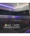 60 LED Stribe Lys 8W/m - RGB+W, IP20, 5m/rulle