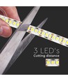 204 LED Stribe Lys 17W/m - 12V, 6400K, IP20, 5m/rulle