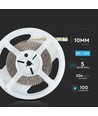 5m 17W/m LED strip, 204 LED pr. meter - 12V, IP20, 6500K, 120 grader, SMD2835