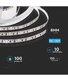 120 LED stripelys 8W/m - 4000K, IP20, 24V, dobbelt PCB (10m/rul)