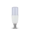 V-TAC Pære 7.5W E14 - Samsung Chip, 6500K, T37, Plastik