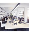 40W LED Lineært Hængende Lys - Samsung Chip, 6400K, Sort Hus