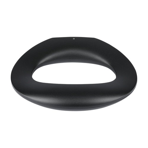 9W LED væglampe - 3000K, sort hus