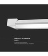 16W LED Væglampe - 3000K, Hvid, Hus, IP44