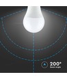 8,5W A60 LED-Pære B22 - Termoplast, 4000K