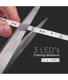 5m 11W/m rød LED strip - 12V, IP20, 60 LED pr. meter, 5050 SMD
