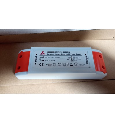 Restsalg: 21W LED driver - 300mA, 50V-70V