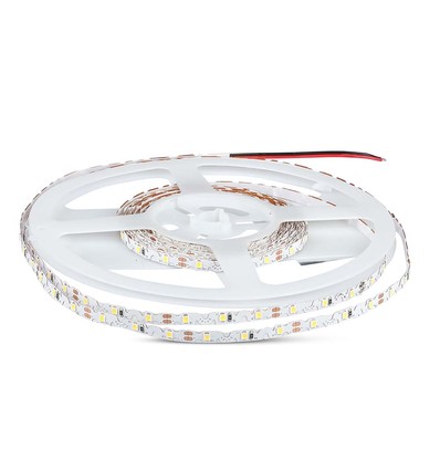 60 LED Stripelys 5W/m S-form - 3000K, 12V, IP20, 5m/rulle