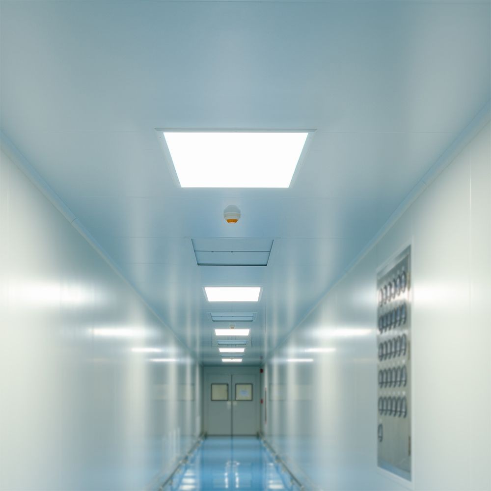 60x60 LED panel, 29W - 137lm/W, 6400K, hvid kant, IP20 indendørs - Kulør : Kold
