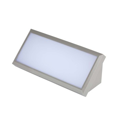 12W LED Landskab Udendørs - Soft Lys Medium, 3000K, Grå, Hus
