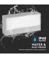 12W LED Udendørs - Op/Ned, Soft Lys, Stor, 3000K, Grå Hus
