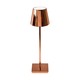 3W bordlampe - LED, genopladelig, touch, dæmpbar, 4000K, guld, hus