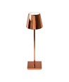 3W bordlampe - LED, genopladelig, touch, dæmpbar, 4000K, guld, hus