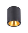 Påbygning GU10 Lampe Rund Sort