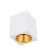 Påbygning GU10 lampe - kvadrat, hvid