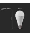 15W A65 pære B22 - Plastik, Samsung chip, 6500K