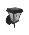 LED Solar Væglampe - CCT 3i1, Mat Sort, Hus