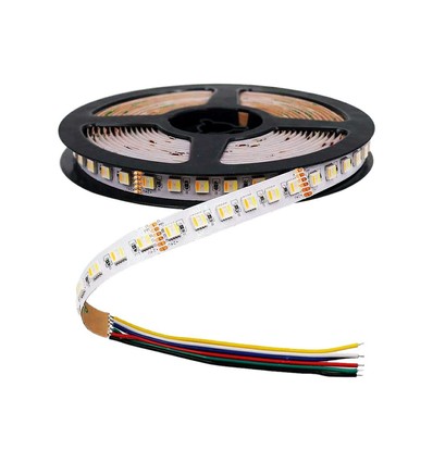 60 24W/m LED Strip Lys - CCT 3i1+RGB, IP20, 24V
