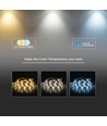 120 LED Stribe Lys - 14W/m, CCT 3i1, IP65, 24V