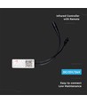WiFi RGB+CCT LED controller - 12V/24V, 5 kanaler, inkl. fjernbetjening, virker med Google Home