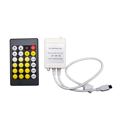 Infrarød Controller 24 Knapper - CCT, 3i1, Med Fjernbetjening