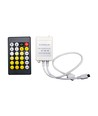 Infrarød controller med fjernbetjening til CCT/RGB - 12V-24V, 6A, 24 knapper, til 3-i-1 LED strips