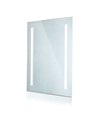 35W LED Spejlllys - Rektangulær, Krom, 6400K, 700x500mm