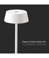 LED bordlampe 2W - 3000K, hvid, IP54