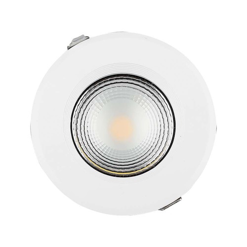 30W LED Reflektor - COB Indbygningslys, 6500K, Høj Lumen
