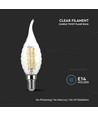 4W Kertepære Kultråd E14 - Twist, Flamme, 3000K