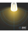 ST26 LED pære 2W - Kultråd, 4000K