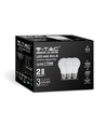 3 stk. E27 10,5W LED pære - A60, mat glas, 4000K, 1055lm, 3-pak