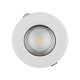 40W Ø22,1cm LED indbygningspanel - 105lm/W, COB LED, Hul: Ø20,7 cm, Mål: Ø22,1 cm, hvid kant