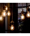 A67 LED Kultrådspære 10W E27 - Amber Dækning, 2200K